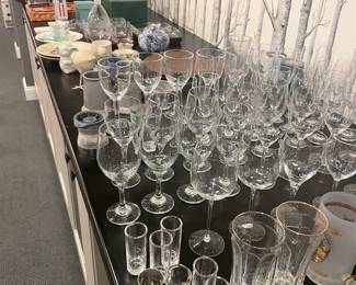 Tons of glassware