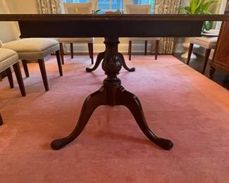 Baker double pedestal vintage dinning room table 2.0