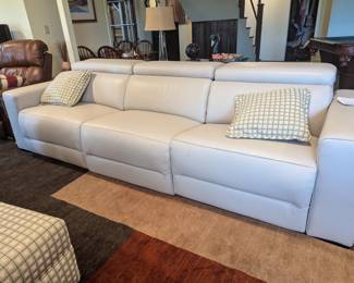 new price $1200.   Leather, power reclining absolutely like new.