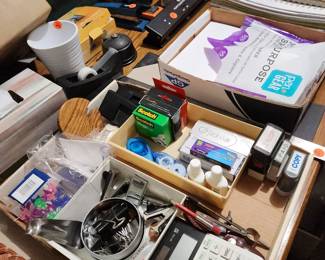 Stationery. Desk, Desk Chair, etc.