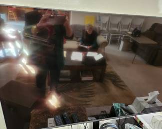 55" Large Flat Screen TV. Ruku, etc.