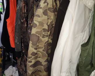 Hunting and Fishing Clothes.