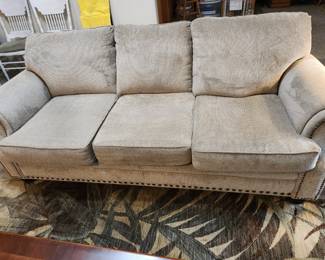 A beautiful Grey Sofa.