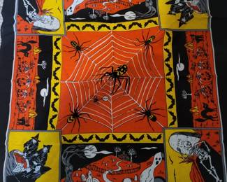 Vintage Halloween textile