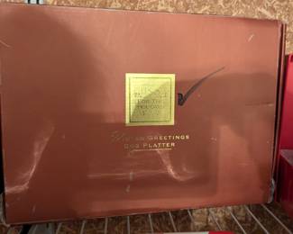 Lenox Christmas Egg Plate