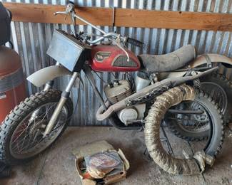 Vintage 1968 Kawasaki Motorcycle