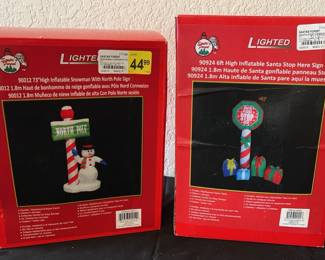 Two More Christmas Yard Inflatables