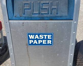 Outdoor Aluminum Waste Basket