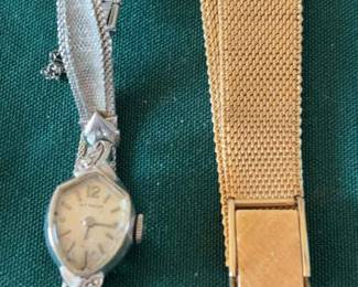 14K Gold Wittnauer Watch And An 14K Band