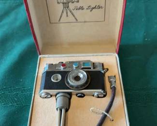 Occupied Japan ContLite Camera Style Table Lighter 