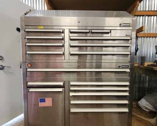 Kobalt 16Drawer Tool Chest WFridge  Radio