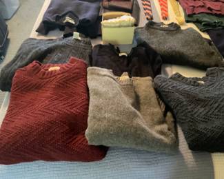 NICE SWEATERS.  SOME POLO