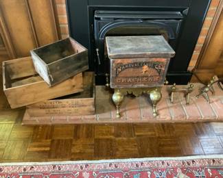 ANTIQUE WOOD BOXES