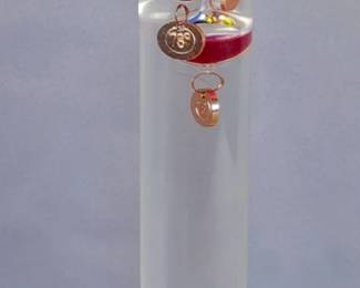Galileo Thermometer, 17" Tall