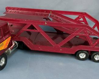 Ertl Diecast Eagle Coast To Coast Semi And Hauler, 6" x 22"