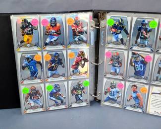Football Cards, Upp3er Deck And Select, Contents Of Binder