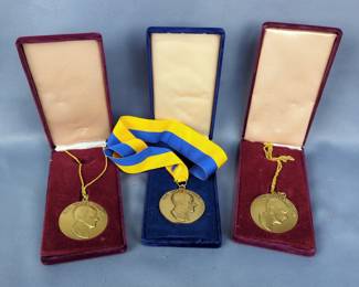 Paul Harris Fellow Rotary International Bronze Award, Qty 3, Republican Senatorial Medal Of Freedom, Paul Harris Fellow Rotary International 3 Sapphire Donor Lapel Pin, Qty 2, And Nascar Related Pin