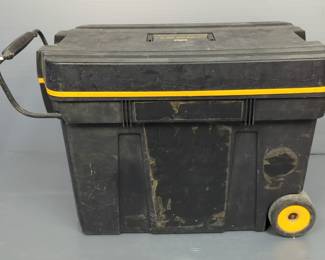 Zag Rolling Tool Box With 2 Removable Trays And Extendable Handle, 16.5" x 26" x 14.5"