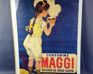 Nestle Reproduction Poster Consomme Maggi 27.5" x 19.5"