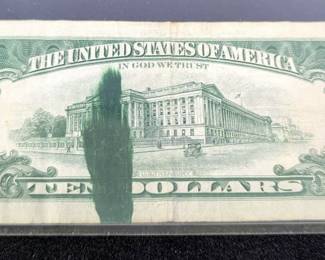 2009 U.S. $10 Star Note And 1974 $10 Bank Note