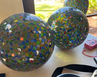 Stain glass globes