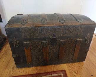 domed steamer trunk