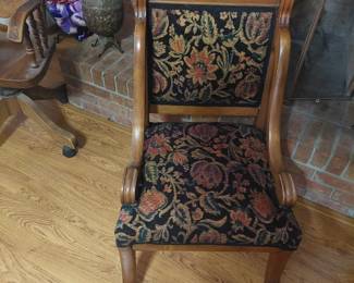 refinished vintage accent chair