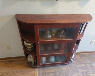 display case/crock stand