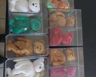 Beanie babies in excellent condition
