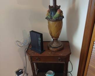 one drawer stand with shelf