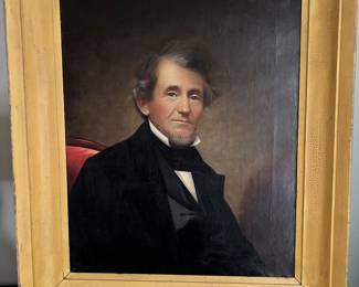 Original oil painting of Orin Hurd, Auburn businessman