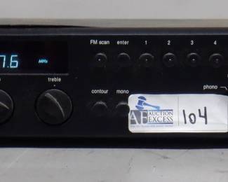 ADCOM GTP-400 AM/FM TUNER PREAMP MISSING 1 KNOB