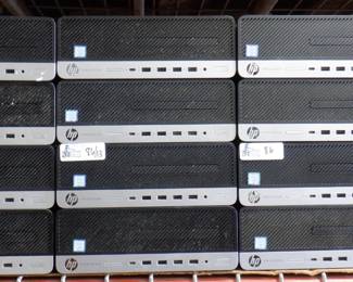 LOT OF 13 HP PRODECK COMPUTERS NO RAMS, NO DRIVES, NO PROCESSOR