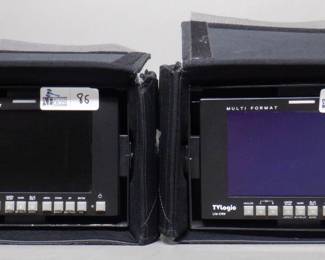 LOT OF 2 TV LOGIC MULTI FORMAT LVM-070W