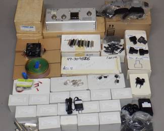 BOX ELECTRONICS INCLUDING POWER SUPPLIES, AND MORE