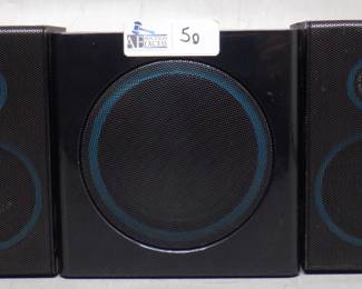 LOT OF 2 ARION COMPUTER SPEAKER SYSTEM WITH SUBWOOFER