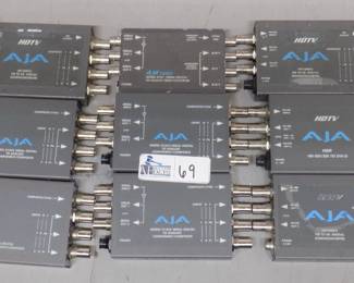 LOT AJA CONVERSION BOXES NO PS