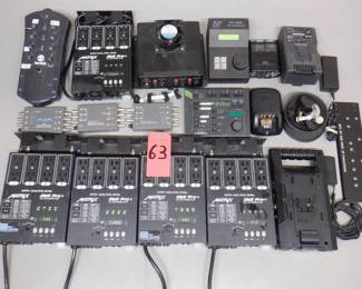 LOT ELECTRONICS INCLUDING MATRIX DMX PRO DIMMER PACK AND MORE