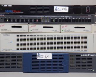 OT OF 5 ELECTRONICS INCLUDING LEITCH ABD MORE