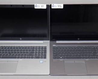 LOT OF 2 HP Z LAPTOPS NO PS