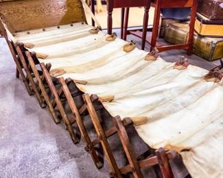 Antique military officers cot