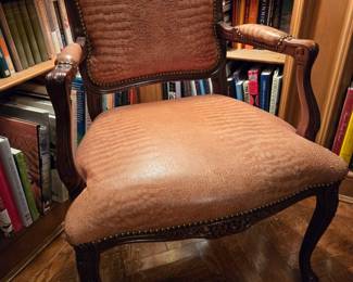 Solid Wood and Leather Side Chair $300 obo
26" w x 22" deep x 40" tall