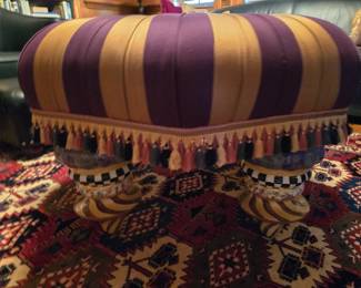 Mackenzie Childs Tuffet $1500 obo
34" diameter x 20" tall