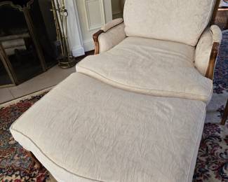 Upholstered Chair & Ottoman $700 obo
Chair 35" w x 31" d x 36" tall
Ottoman 33" w x 22" d x 16" tall
