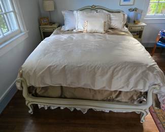 Queen Bed
Includes frame, mattress, boxspring and all bedding pictured 