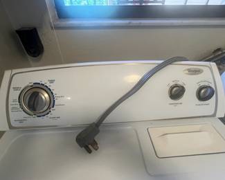 Whirlpool washer & dryer (sold as set) 