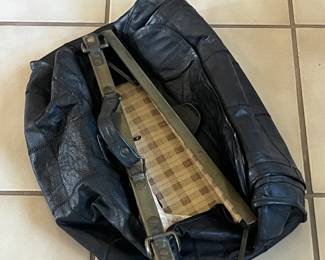 Vintage leather doctor satchel