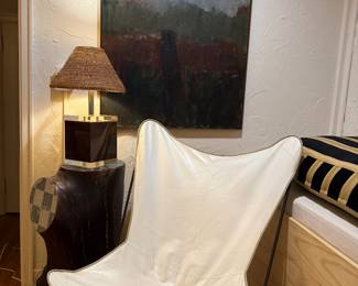 MCM butterfly chair metal legs