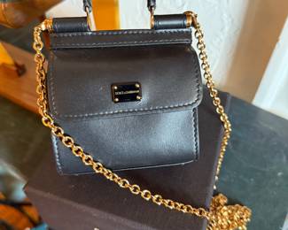 Dolce & Gabbana
mini Sicily 58 crossbody bag 
Authentic - worn twice 
Original box 
Sold out-  very hard to find
Originally $1875