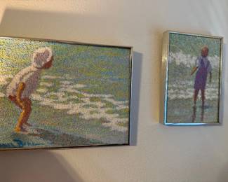 Henry Benson, artist - original works created on base of small marble chips